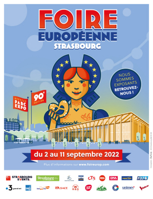 Strasbourg Il y a 50 ans - Strasbourg. L'affluence à la foire européenne